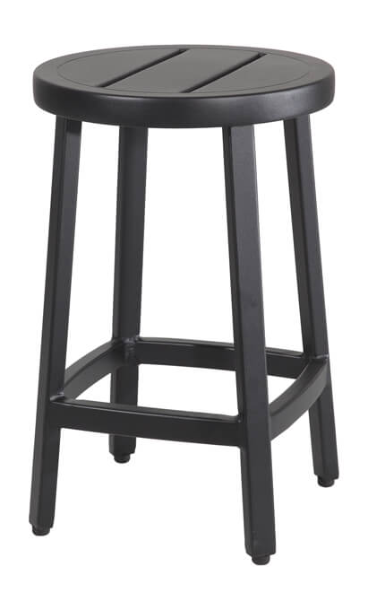 Plank Backless Balcony Stool, Carbon