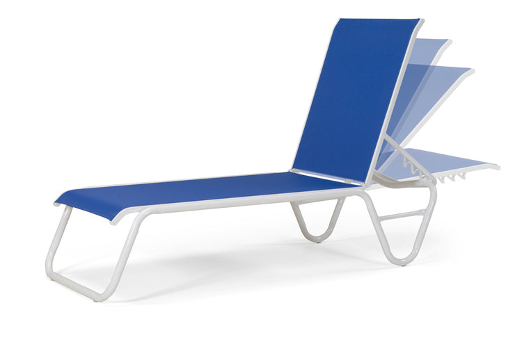 Gardenella 4 Pos. Armless Chaise, Storm/Augustine Oyster