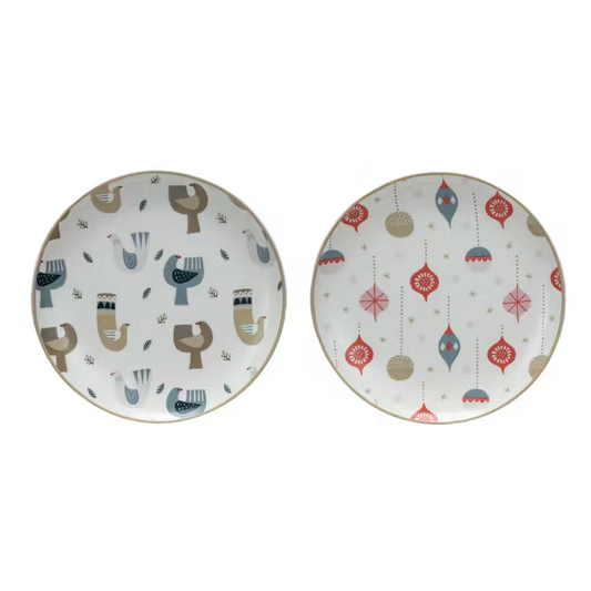 8" Round Stoneware Plate