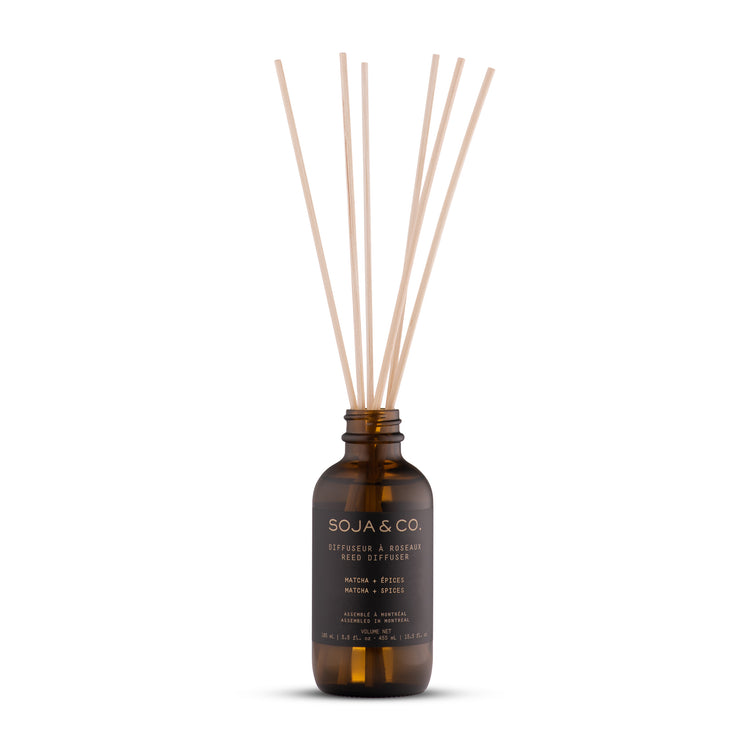 SOJA&CO. Reed Diffuser: Matcha & Spices