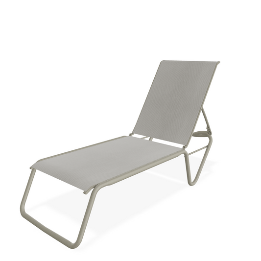 Gardenella Armless Lounge Chaise - Storm, Augustine Oyster