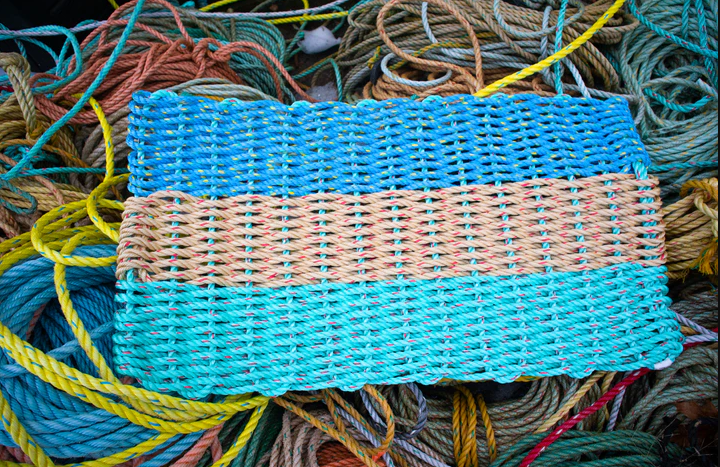 Lobster Rope Doormat: Sail Away