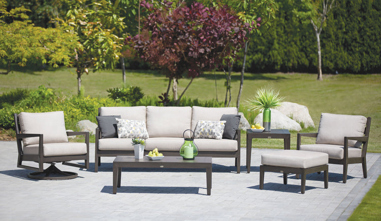 3-PC Lucia Sofa & 2 Swivel Rockers
