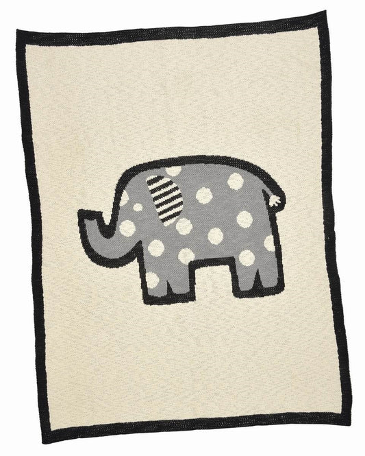 Cotton Baby Blanket, Elephant