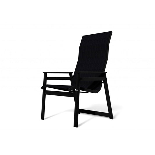 Mobel Stackable Patio Chair - Black