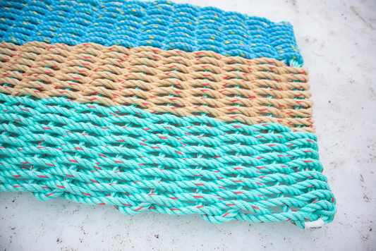 Lobster Rope Doormat: Sail Away