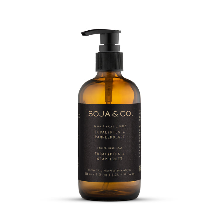SOJA&CO. Liquid Hand Soap: Eucalyptus & Grapefruit