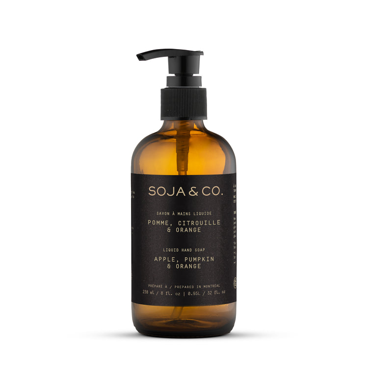 SOJA&CO. Liquid Hand Soap: Apple, Pumpkin & Orange