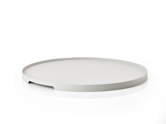 SINGLES Round Tray, Grey