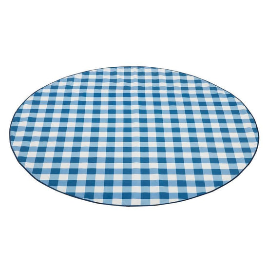 Love Rugs gingham mineral  -  Picnic Blankets  by  Basil Bangs