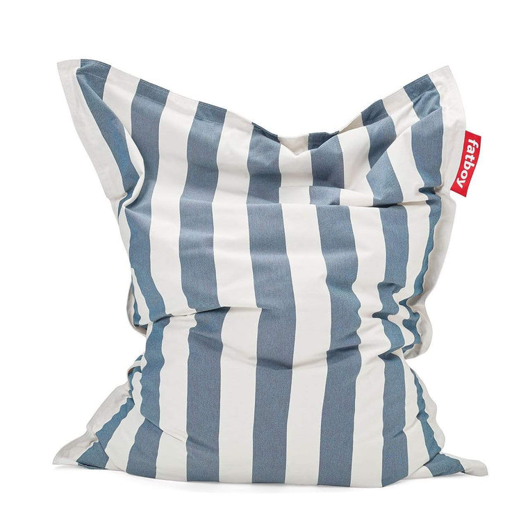 Original Outdoor stripe ocean blue  -  Bean Bag Chairs  by  Fatboy